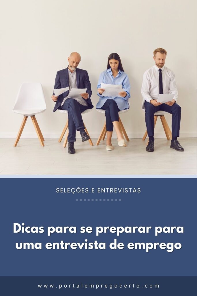 Dicas para se preparar para uma entrevista de emprego