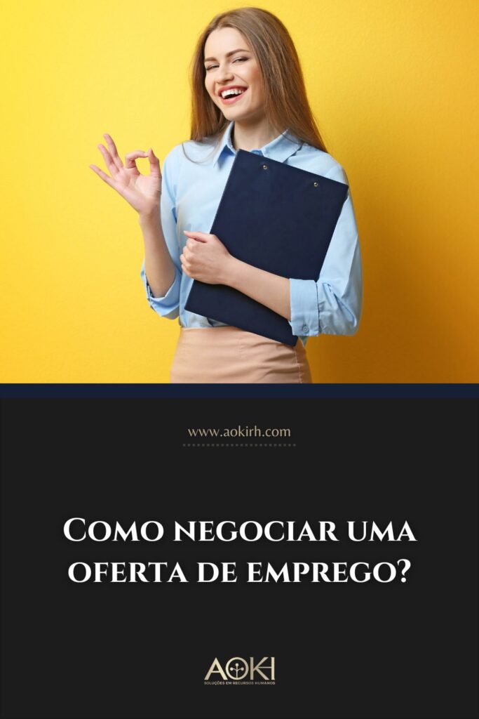 Como negociar uma oferta de emprego?