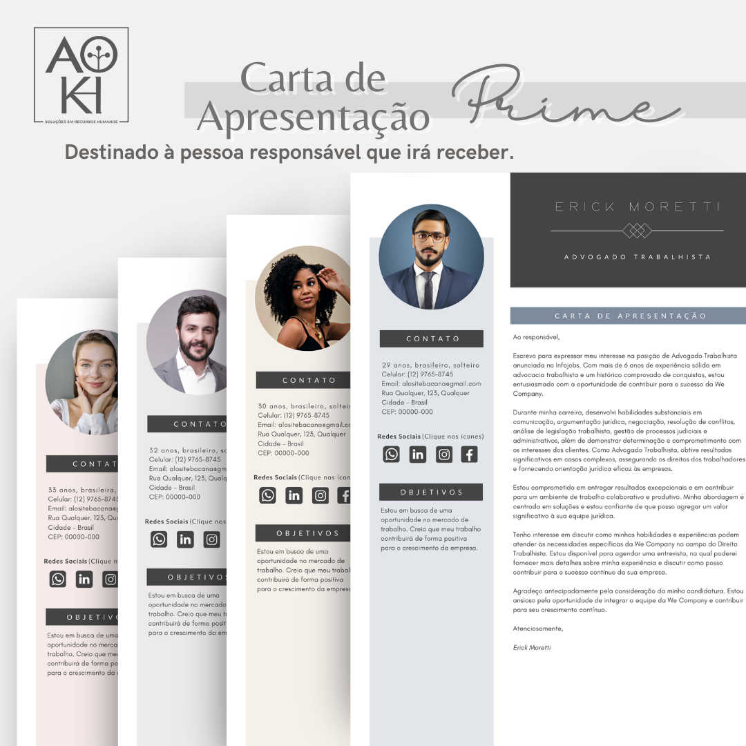 Cartas de Apresentação - Prime