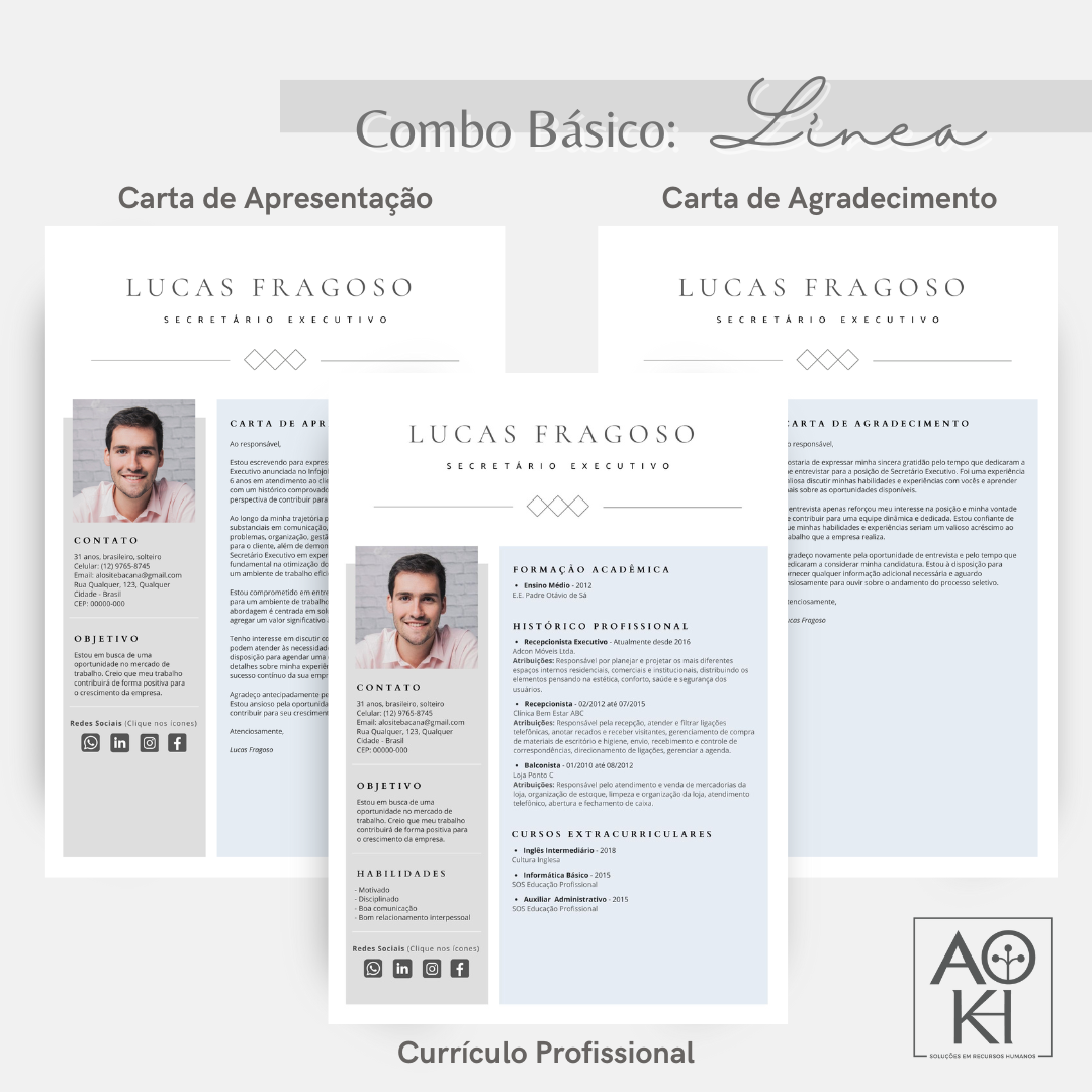 Combo Básico - Línea (Azul)