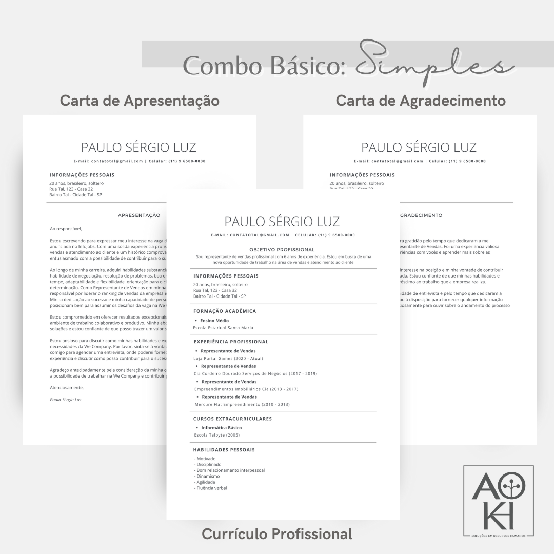 Combo Básico - Simples