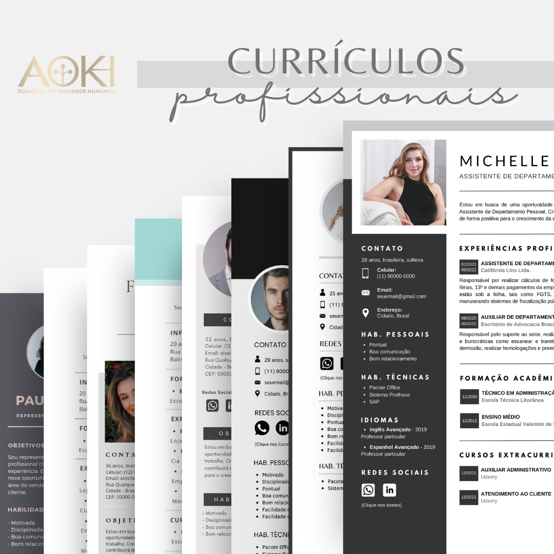 Currículos Profissionais - Aoki RH