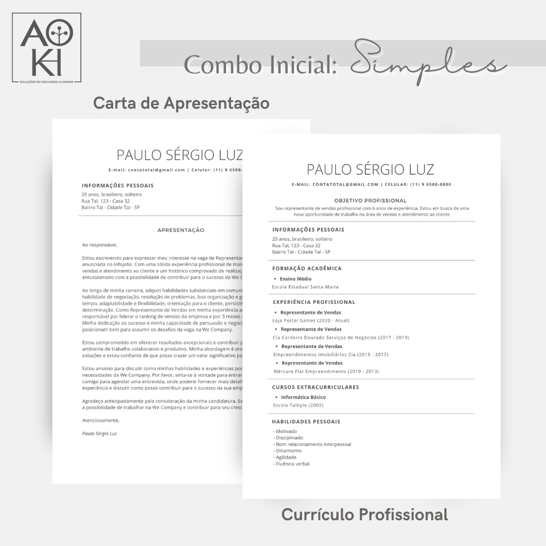 Combo Inicial - Simples