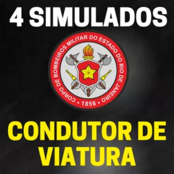 4 Simulados INÉDITOS para o Concurso do CBMERJ com Gabarito
