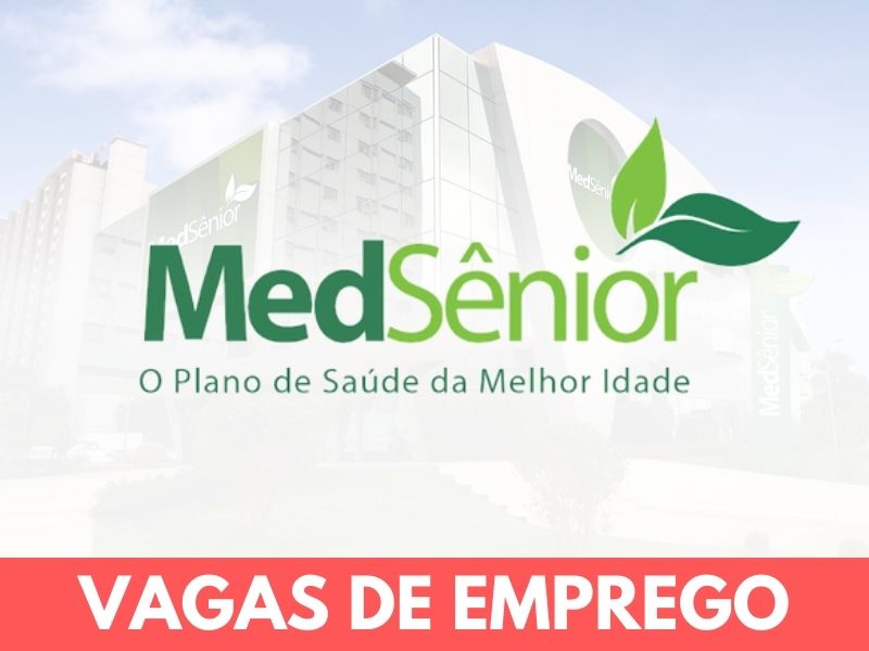 MedSênior está com muitas oportunidades de emprego abertas em vários estados do Brasil