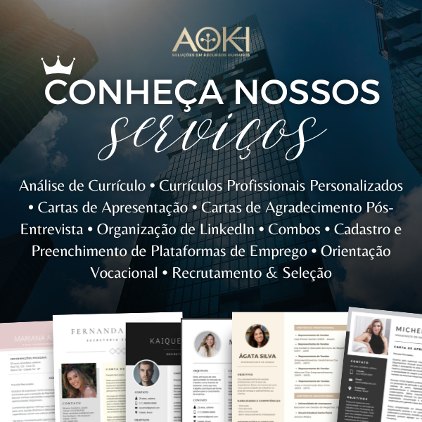Nossos serviços - Aoki RH