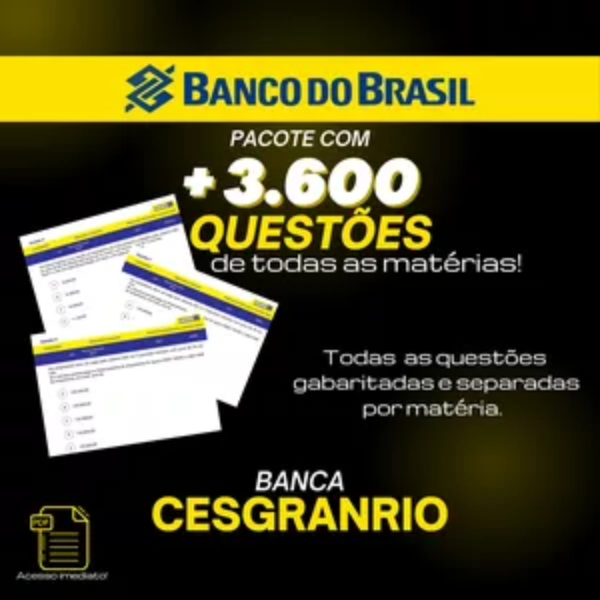 Pacote de Questões - BB 2023 (Agente Comercial)