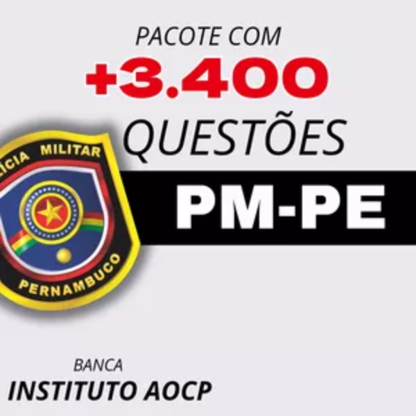 Pacote de Questões _ PM-PE 2024